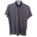 Grayson Navy Blue Geometric Diamond Golf Polo Size M - Image 1