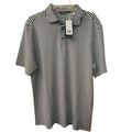 Cutter& Buck Men's Purple Stripped Polo Size L NWT - Image 1