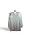 Chico's Women's White Long Sleeve Top Size One (M) - Image 1