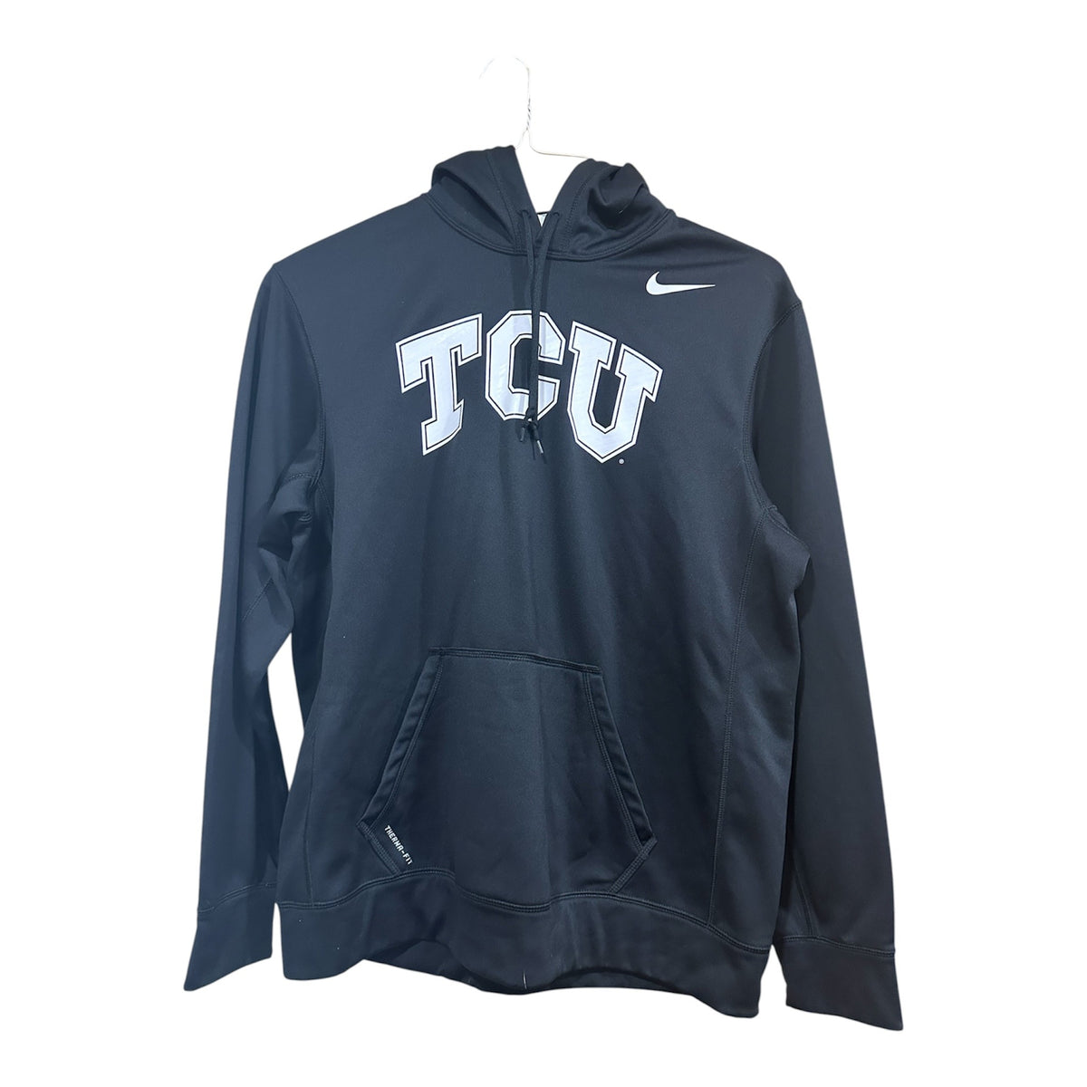 Nike Men's TCU Therma-Fit Hoodie Size Large - Image 1